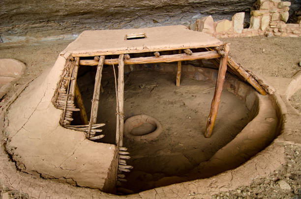 istock Mesa Verde National Park - Step House - Pit House Cutaway 1188775755