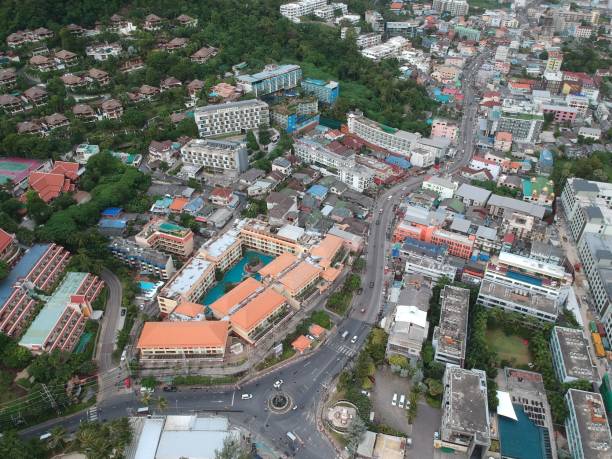 istock Phuket PATONG Beach Thailand from above by drone 1188782290