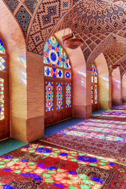 istock View inside the Nasir al-Mulk Mosque, Shiraz, Iran 1188782491