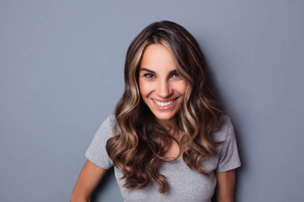 istock Young pretty woman with beautiful smile. 1188783259