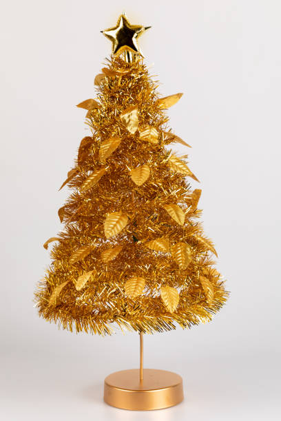 istock Christmas gold tree decoration 1188784382