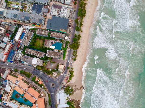istock Phuket PATONG Beach Thailand from above by drone 1188784443