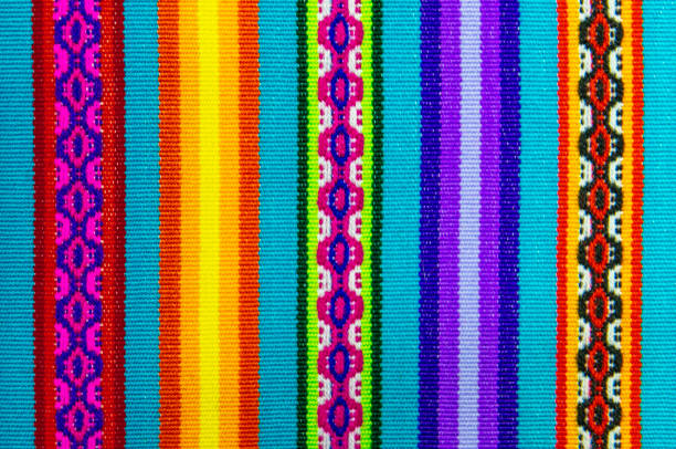 textile colors, peru - bedding merchandise market textile imagens e fotografias de stock