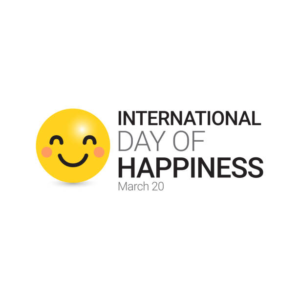 istock International Day of Happiness Vector Template Design Illustration 1188800063