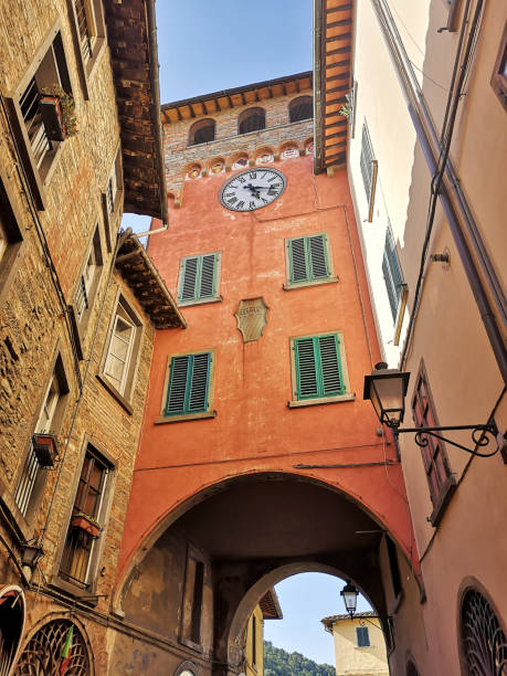 istock Clock gate in Loro Ciuffenna, Arezzo province, Tuscany 1188805990