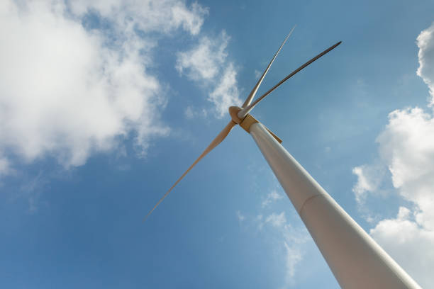 Wind turbines in Zeeland Netherlands