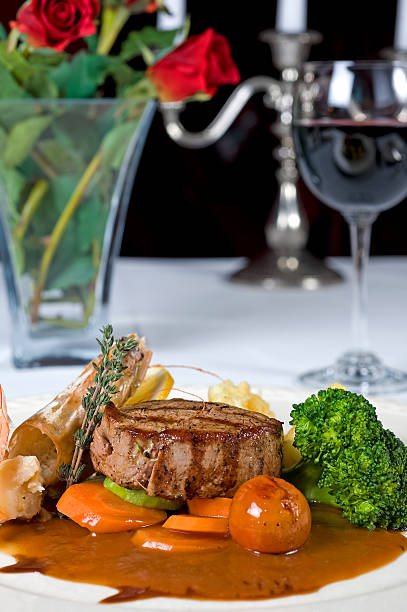 istock Surf 'n' turf a la carte meal 118882005