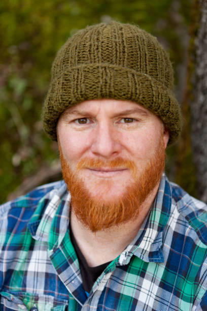 istock Portrait of red haired man looking at camera 1188822225