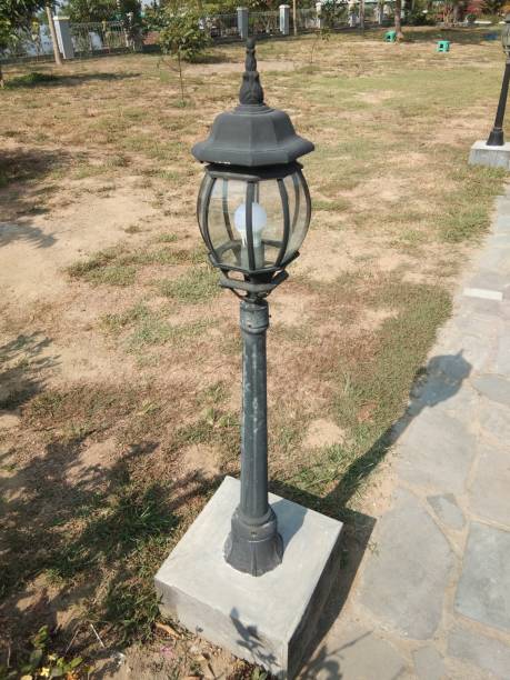 istock garden lights with black poles 1188823206