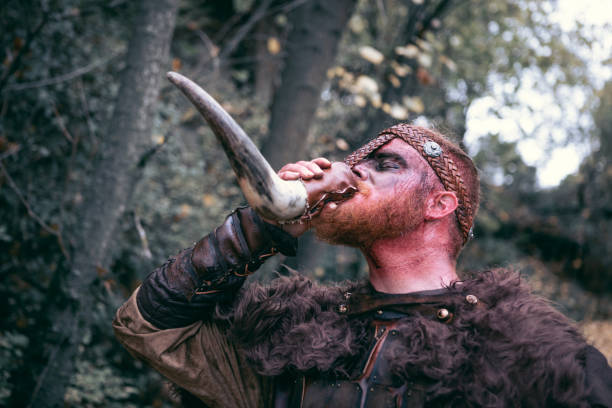 istock Terrifying viking prepared for the fight 1188825038