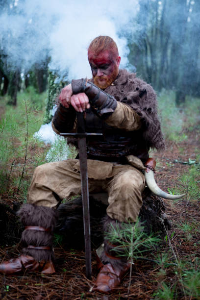 istock Bloody real viking 1188825074