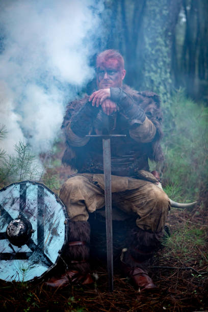 istock Bloody real viking 1188825098