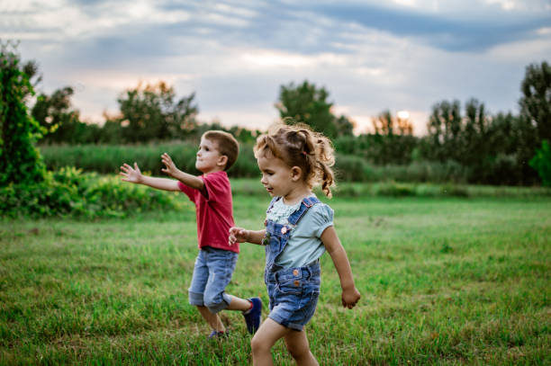 istock Beautiful kids in nature 1188828909