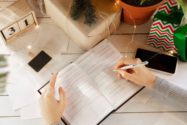 istock Writes wishes, dreams and goals, making plan for New Year and Christmas 1188831254