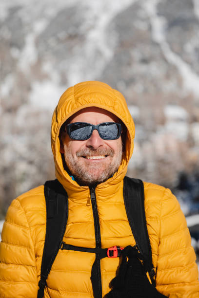 Hiking In Snowy Covered Forest