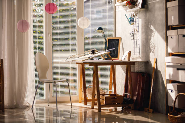 istock Home office of an architect 1188833055