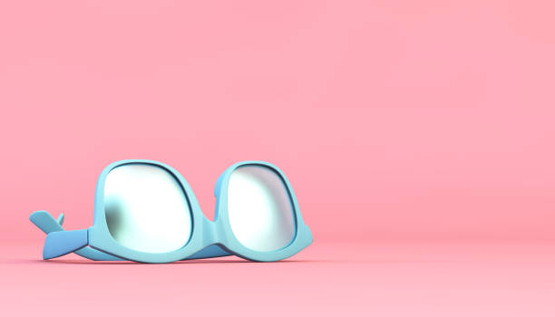 istock blue sunglasses on pink background 1188840489