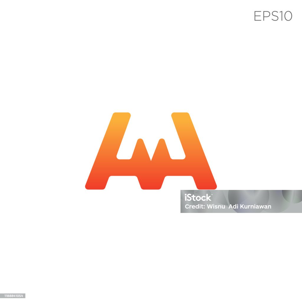 Am Vector Letter Am Ma Symbol Vector Design Illustration Stock Illustration ...