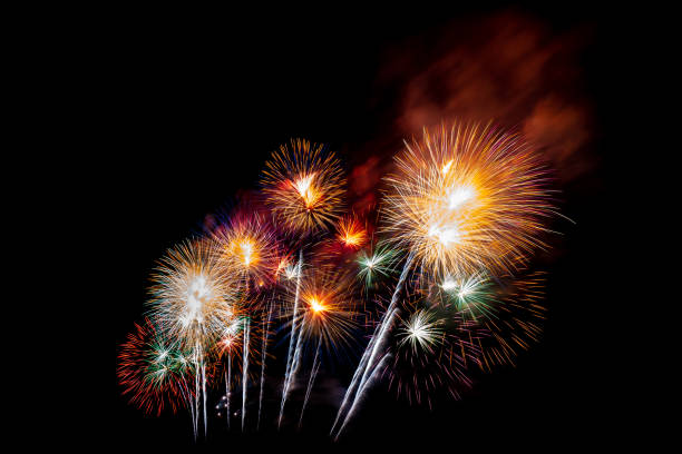 istock Fireworks light up the sky with dazzling display 1188844489
