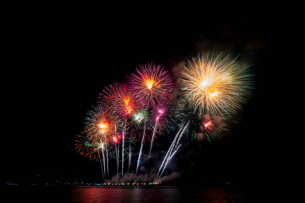 istock Fireworks light up the sky with dazzling display 1188845183