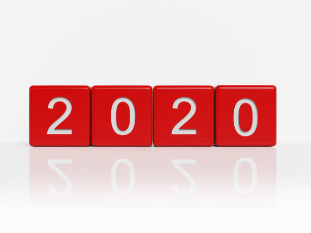 istock 2020 written red blocks isolated on white background 1188846011