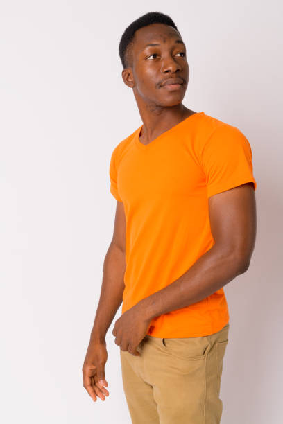 istock Portrait of young handsome African man thinking and looking back 1188847282