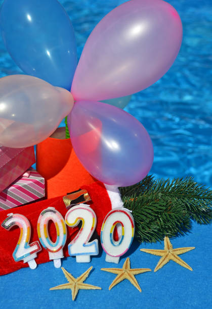 istock Christmas decorations and pine branch 2020 1188848742