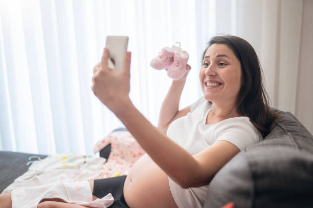 Baby clothes, taking photo