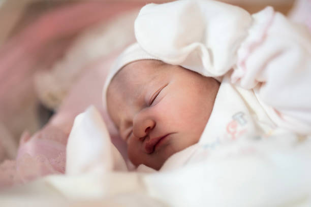 istock Newborn baby girl 1188853434
