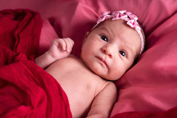 istock Newborn baby girl 1188853445