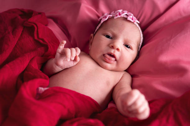 istock Newborn baby girl 1188853448