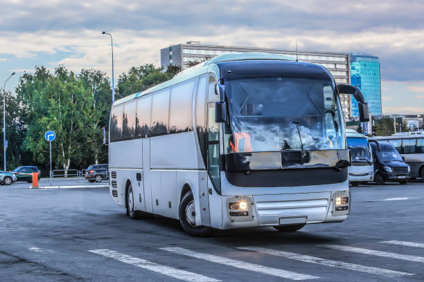 istock buses at the bus station in the city 1188856434