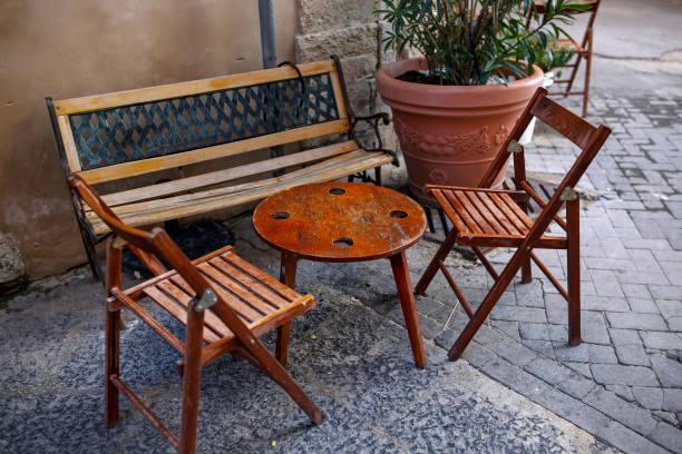 istock chairs and table at a street cafe 1188861926