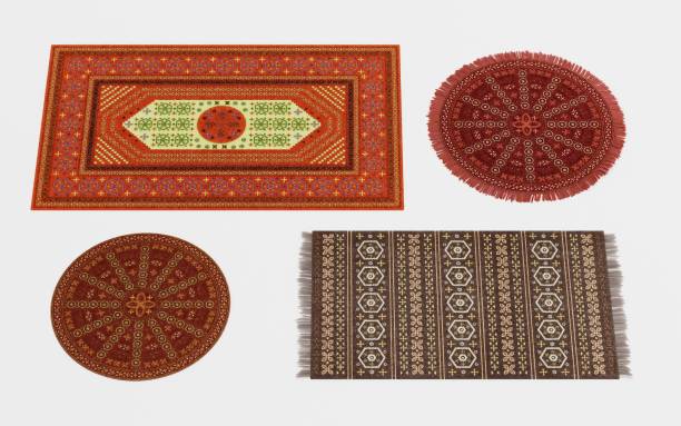 istock Realistic 3d Render of Oriental Rugs 1188864651