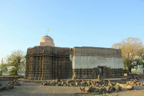istock Old temple building designing pillar and wall 1188865177