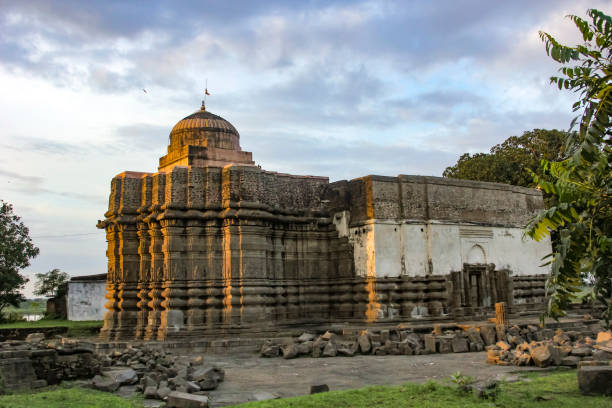 istock Old temple building designing pillar and wall 1188866326