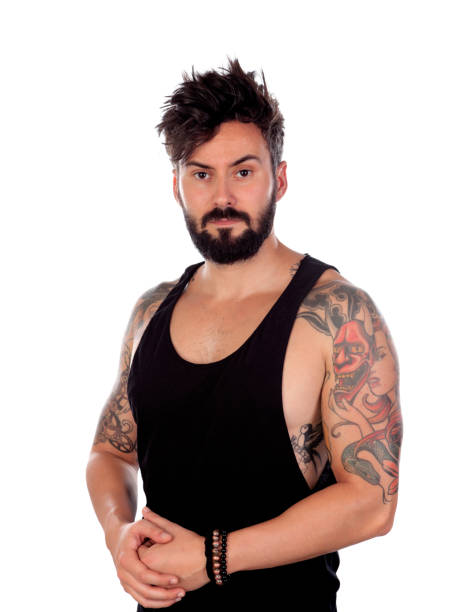 istock Thoughtful handsome man with tattoos 1188867420