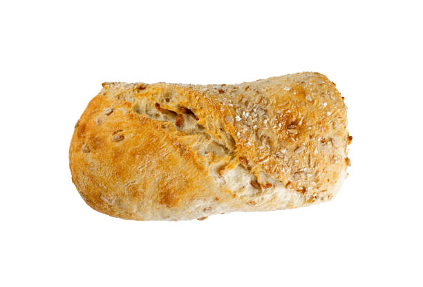 istock Homemade Traditional Bread Isolated on White Background 1188869148