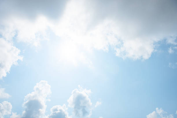 istock Blue sky white cloud white background. Beautiful sky and clouds in the afternoon. 1188871501