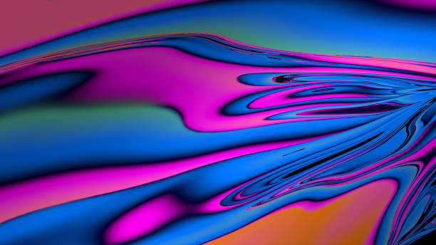 istock Creative fluid wavecolors backgrounds. Trendy Vibrant Fluid Colors. 3d render 1188875326
