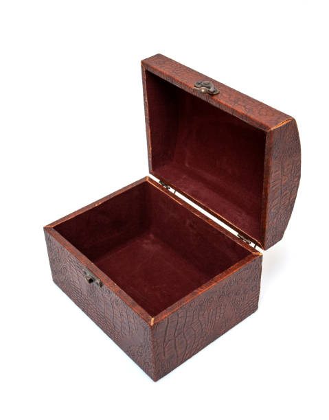 istock Treasure chest box isolated on white background 1188876788