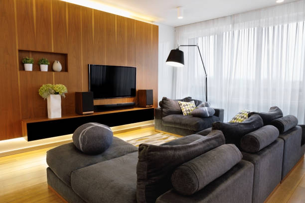 istock The interior of a modern living room 1188878090