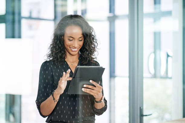 istock Business info is just a tap away 1188878108