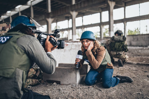 istock War journalists in the war zone 1188879258