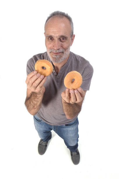 istock man with food on white background 1188879492