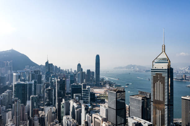 istock Hong Kong City Drone view 1188881098