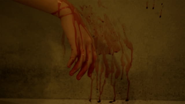 Bloody hand.