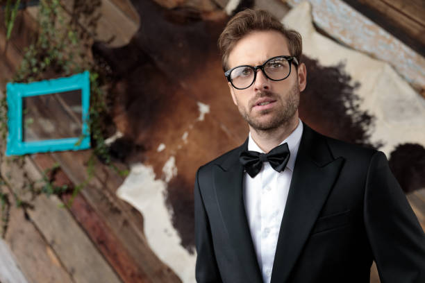 istock Bothered fashion model looking away while wearing glasses 1188883726