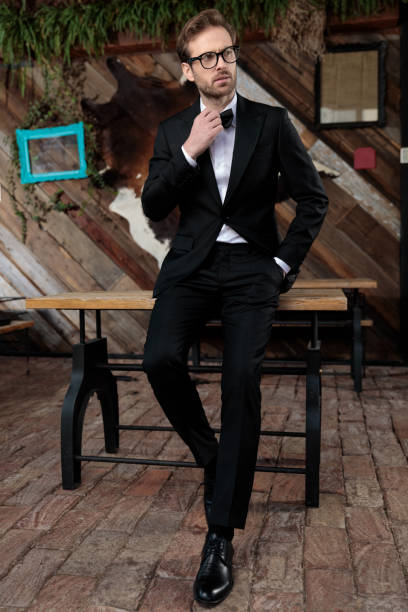 istock Tough fashion model adjusting his collar 1188883769