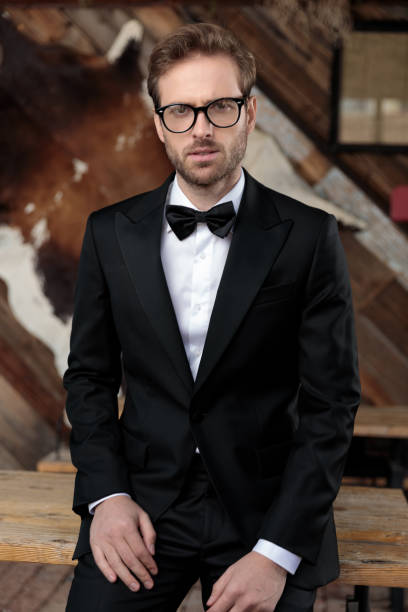 istock Confident fashion model looking forward while wearing glasses 1188883858